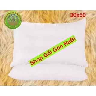 Ruột gối nằm trẻ em 30x50 ( có dây kéo) mềm , trắng, gòn sạch