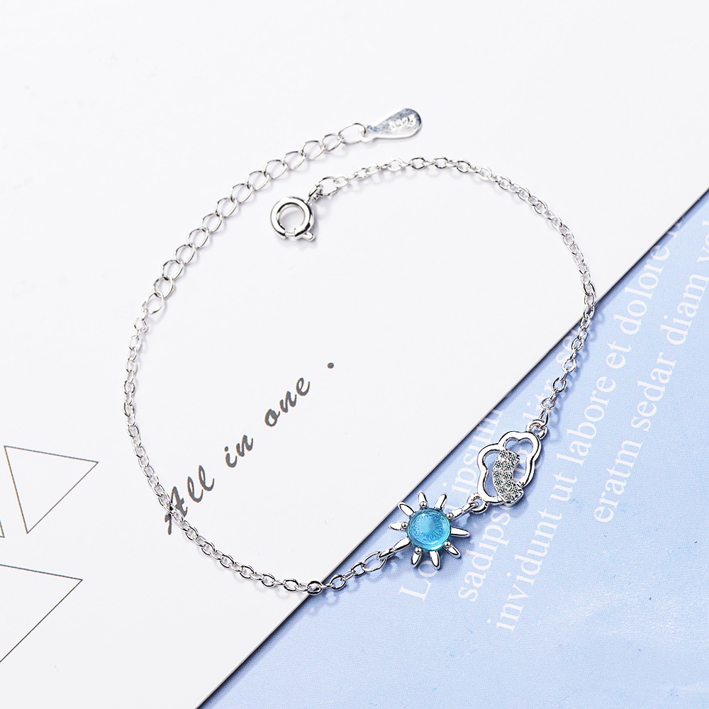 Lắc Tay Nữ Mây Và Trời Bạc Ý S925 - L2366 - Bảo Ngọc Jewelry