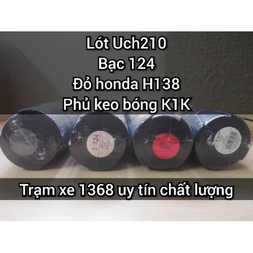 SƠN SAMURAI COMBO MÀU ĐỎ CANDY HONDA H138 GỒM 4 CHAI UCH210 124 H138 K1K