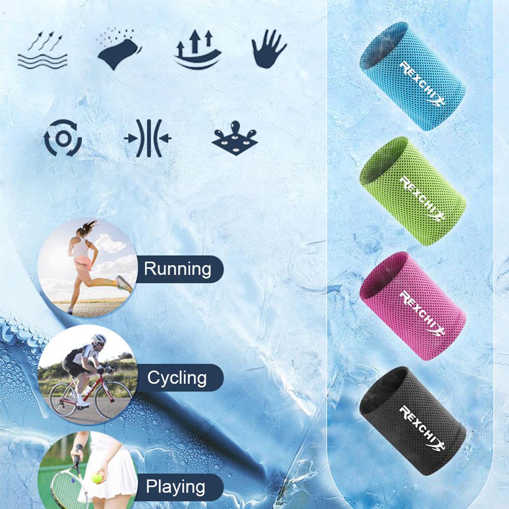 1 Băng Quấn Cổ Tay Cotton Làm Mát Mồ Hôi Khi Chơi Tennis / Thể Thao