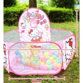 Nhà banh hello kitty kèm 100 bóng