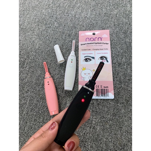 MÁY CHUỐT MI ĐIỆN NORN SMART HEATED EYELASH CURLUR