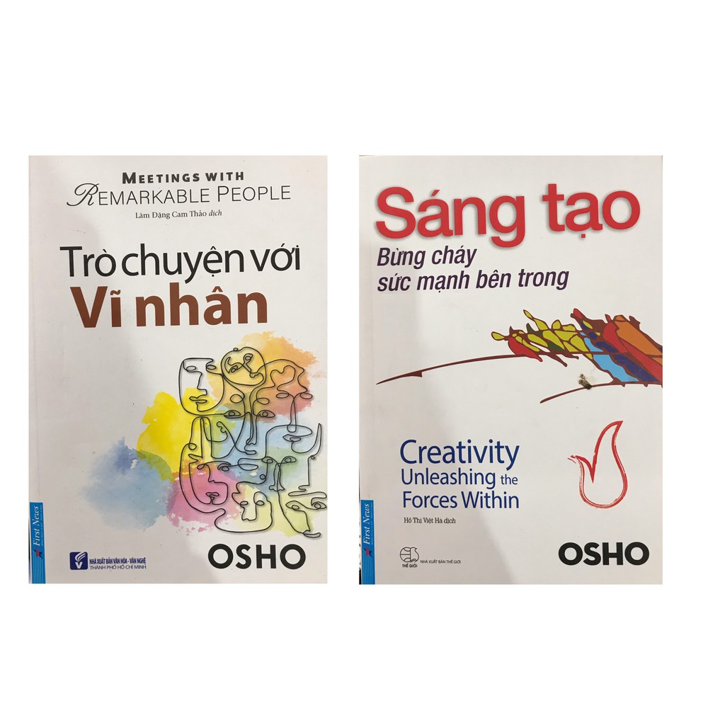 Sách - Combo Sáng tạo bừng cháy sức mạnh bên trong + Trò chuyện với vĩ nhân