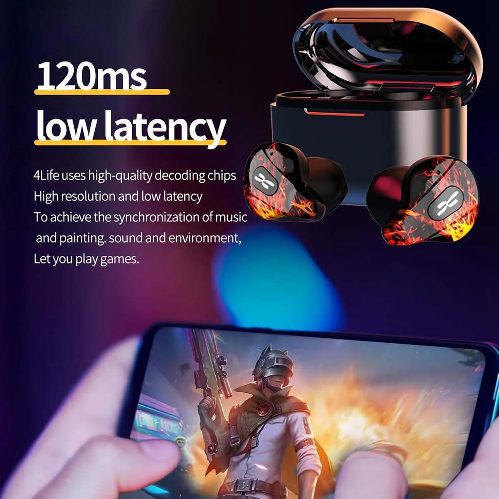 Tai nghe bluetooth plextone 4life TWS,CHUYÊN GAME ,độ trễ cực thấp