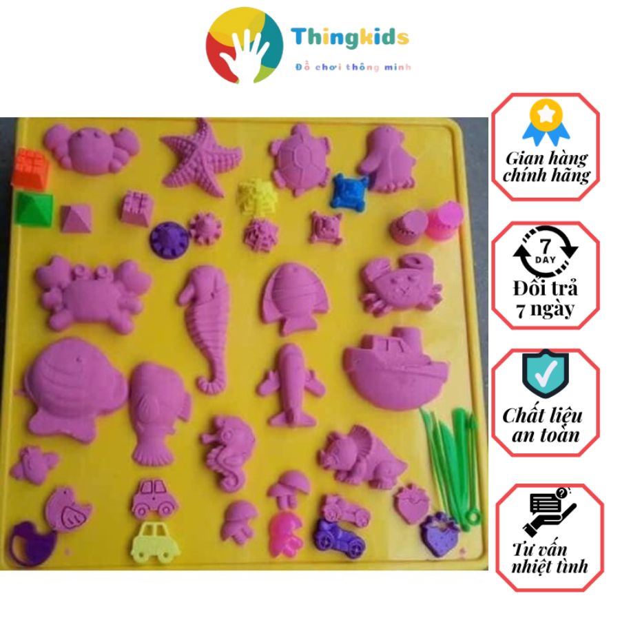 Bộ đất nặn sinh học an toàn cho trẻ-cát động học - Thingkids