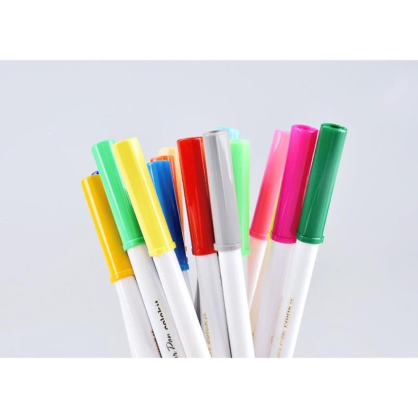 Bút lông màu Fiber Pen Thiên Long Colokit FP-C03 20 màu tươi sáng an toàn cho trẻ em