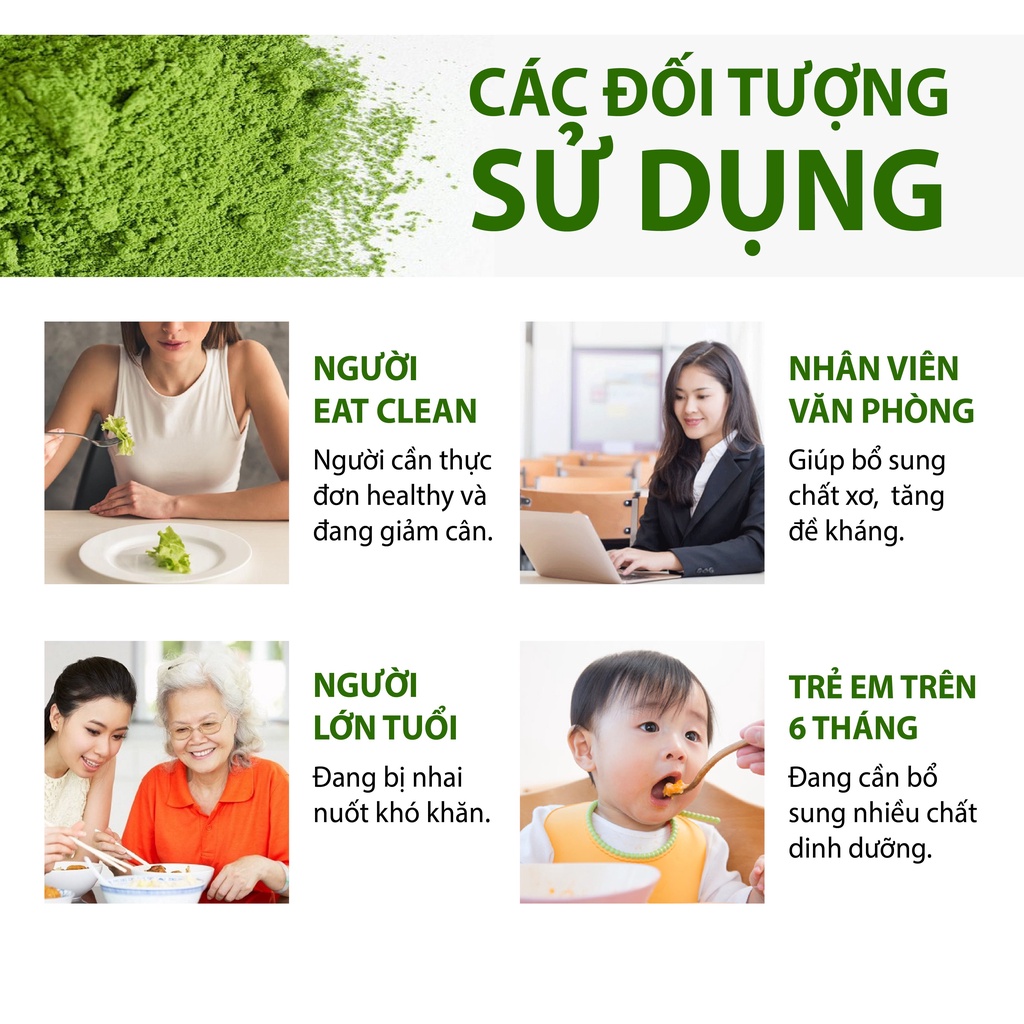 (GIẢM CÂN) Bột Rau Củ Nguyên Chất Hỗ Trợ Giảm Cân, Detox Cơ Thể, Mịn Da Uống Trực Tiếp MODOTOX (Hũ)