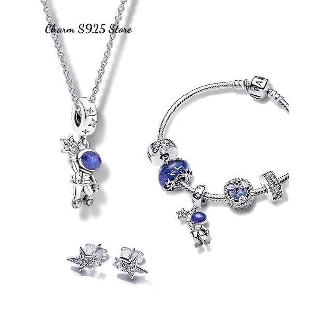 CHARM PAN ALE PHI HÀNH GIA BẠC S925 CAO CẤP