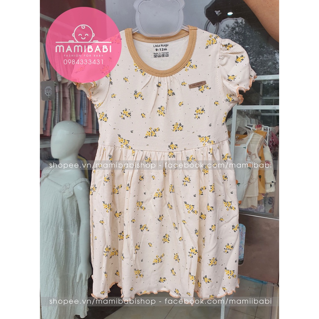 Váy tăm hoa nhí UalaRogo UR3951 cho bé gái