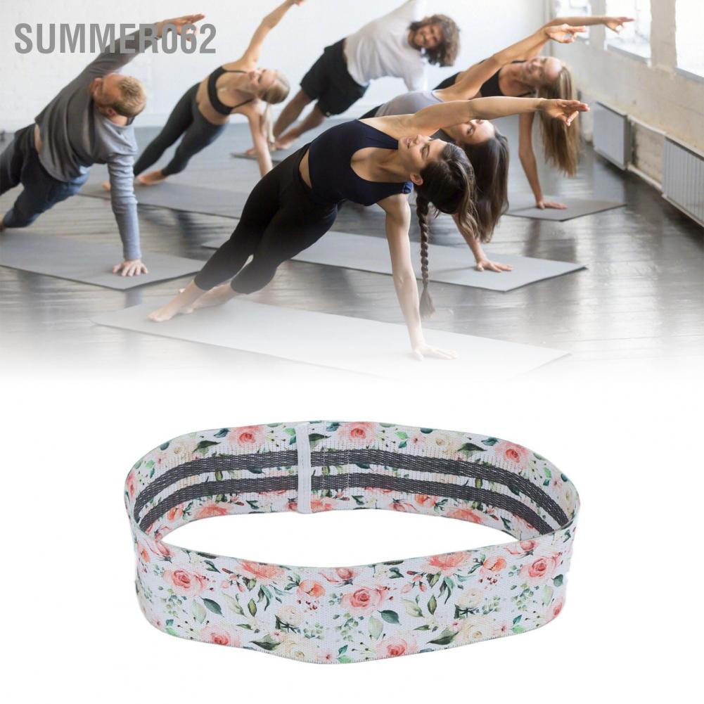 Summer062 MASEDA Yoga Squat Belt Non Slip Flexible Thickening Exercise Resistance Bands for Legs and Butt