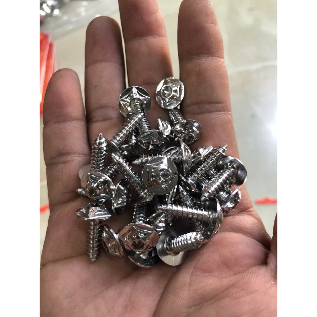 Ốc Salaya inox 304 lắp các loại xe giá 1 con