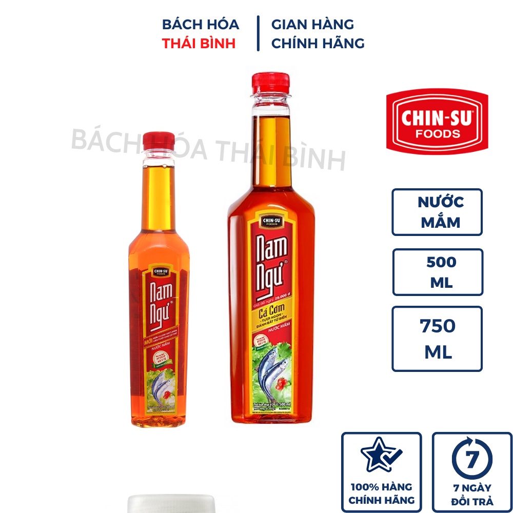 Nước mắm Chinsu Nam Ngư Chai 500ml -750ml