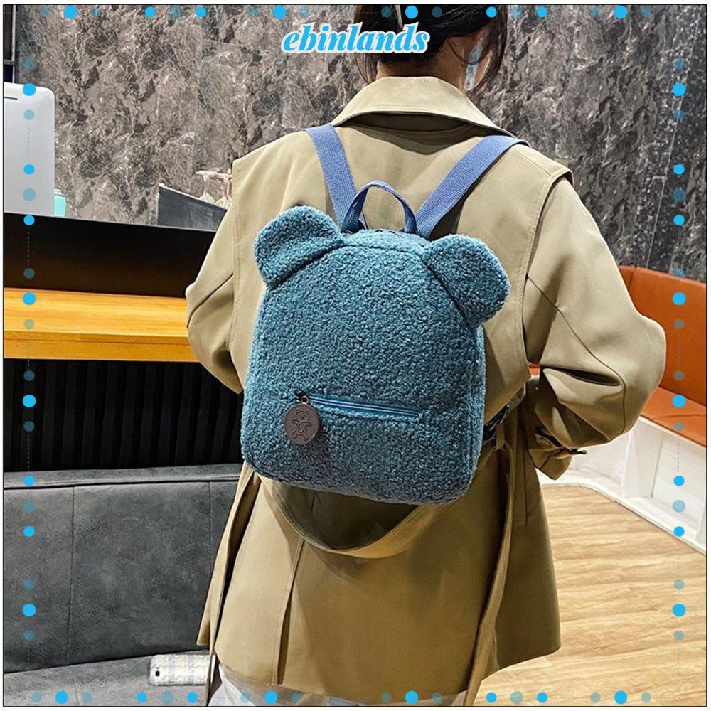 Ba Lô Nữ Mini Hình Gấu Đa Năng Thời Trang