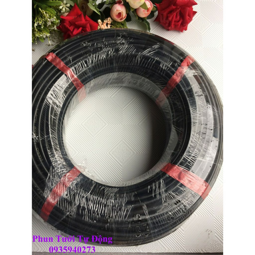 10m Ống LDPE 6x8mm dùng trong hệ thống tưới tự động