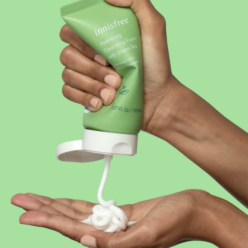 Sữa Rửa Mặt Innisfree Trà Xanh Giúp Làm Sạch, Giảm Mụn Cleansing Foam 150ml