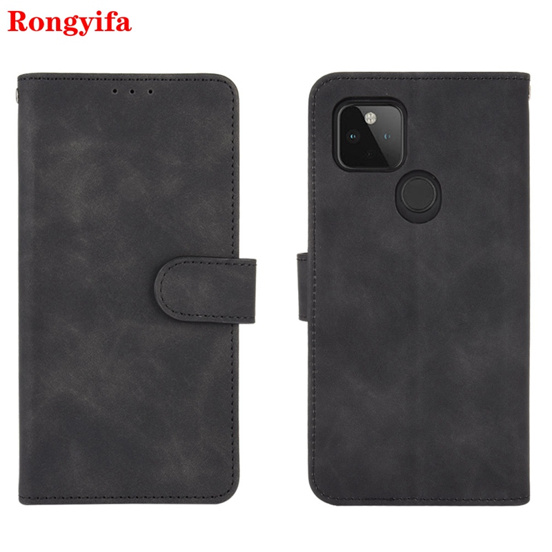 Bao da điện thoại nắp lật kiêm ví đựng thẻ và giá đỡ cho GOOGLE PIXEL 4A 5G 5 4A 4 3A 3 XL