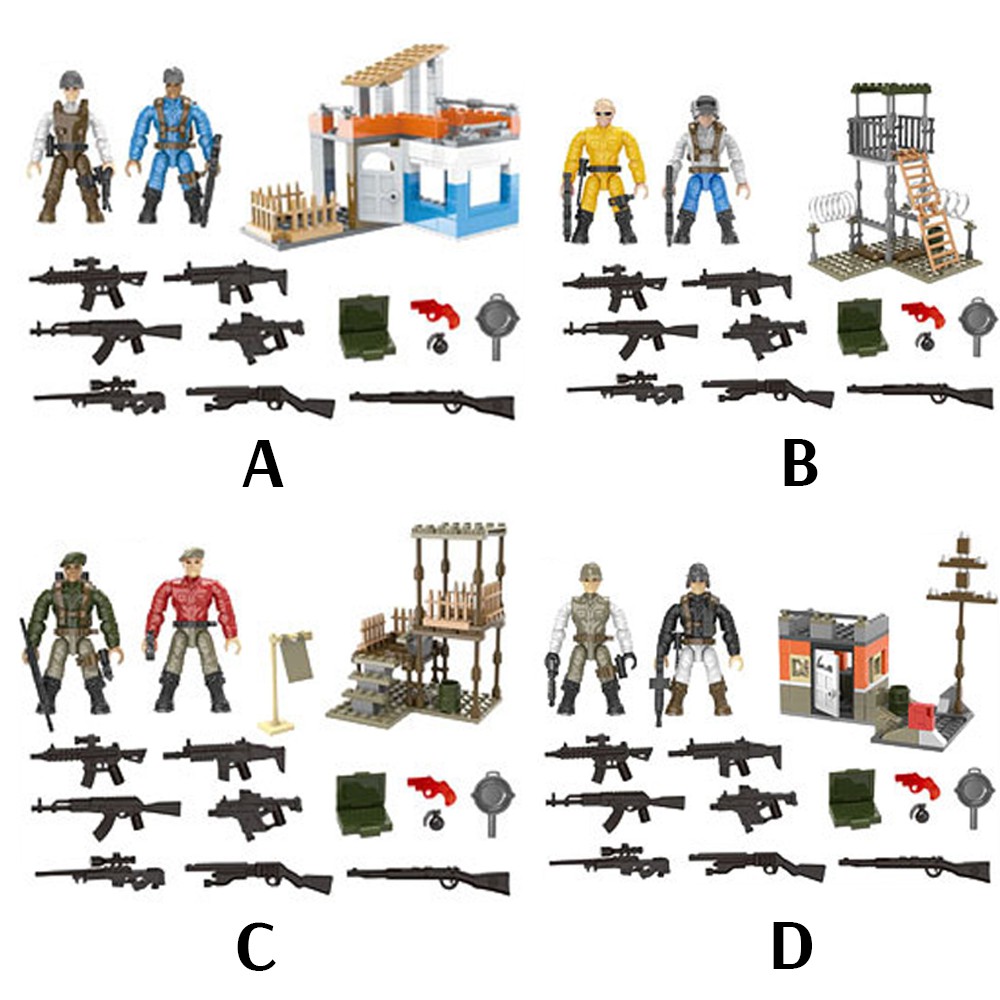 Bộ đồ chơi lắp ráp mô hình lính PUBG  Call of Duty MEGA BLOK XJ-9901