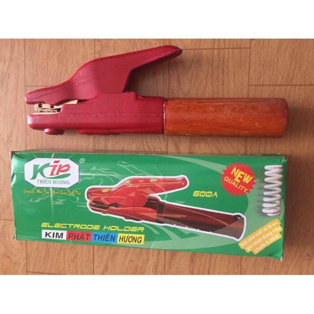 Kẹp que hàn Thiên Hương 600A ( tay cầm gỗ )