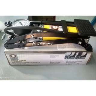 Bơm đạp chân 1 ống hơi cực mạnh TMAN USA Standard - Bơm xe máy, xe đạp