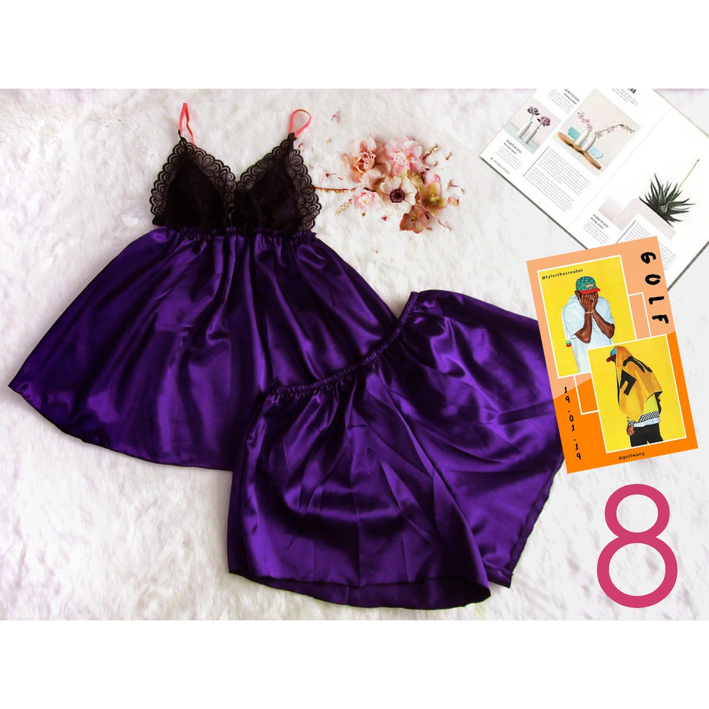 Đồ ngủ sexy BigSize chất liệu satin sang chảnh | BigBuy360 - bigbuy360.vn