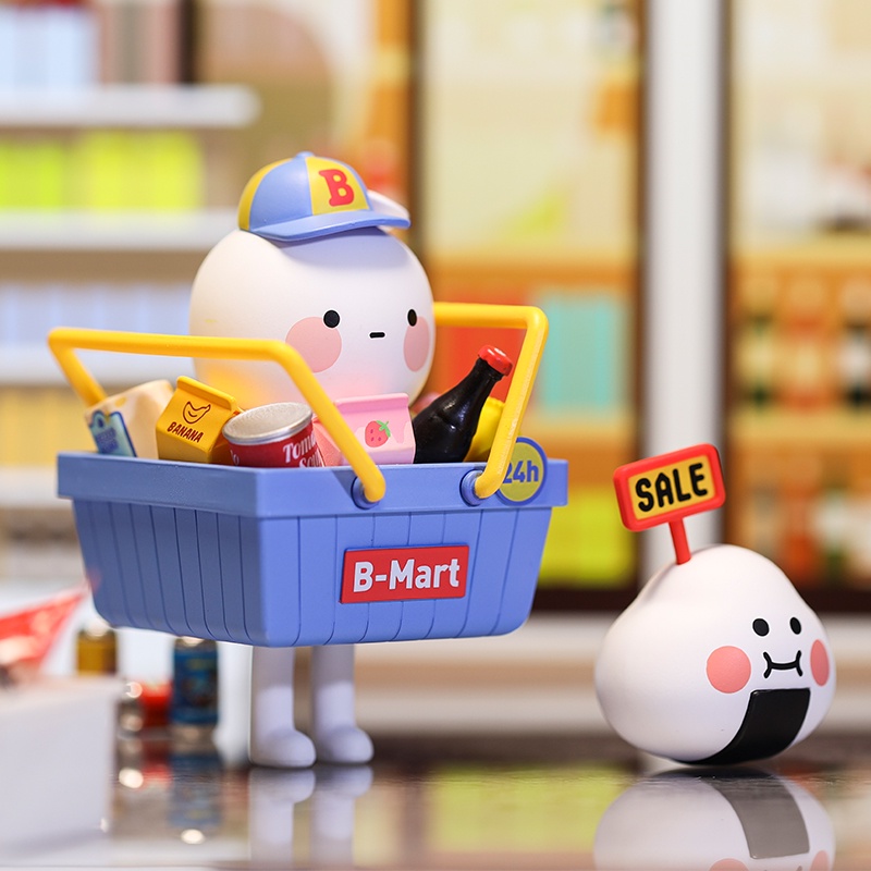Mô hình búp bê POP MART BOBO & COCO A Little Store màu sắc ngẫu nhiên