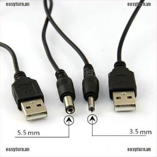 Dây Cáp Nối Cổng Usb 2.5 3.5 4.0 5.5mm 5v Dc