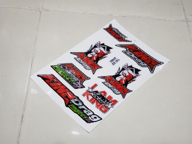 Decal trang trí xe King Drag HN104