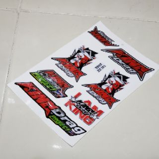 Decal trang trí xe King Drag HN104