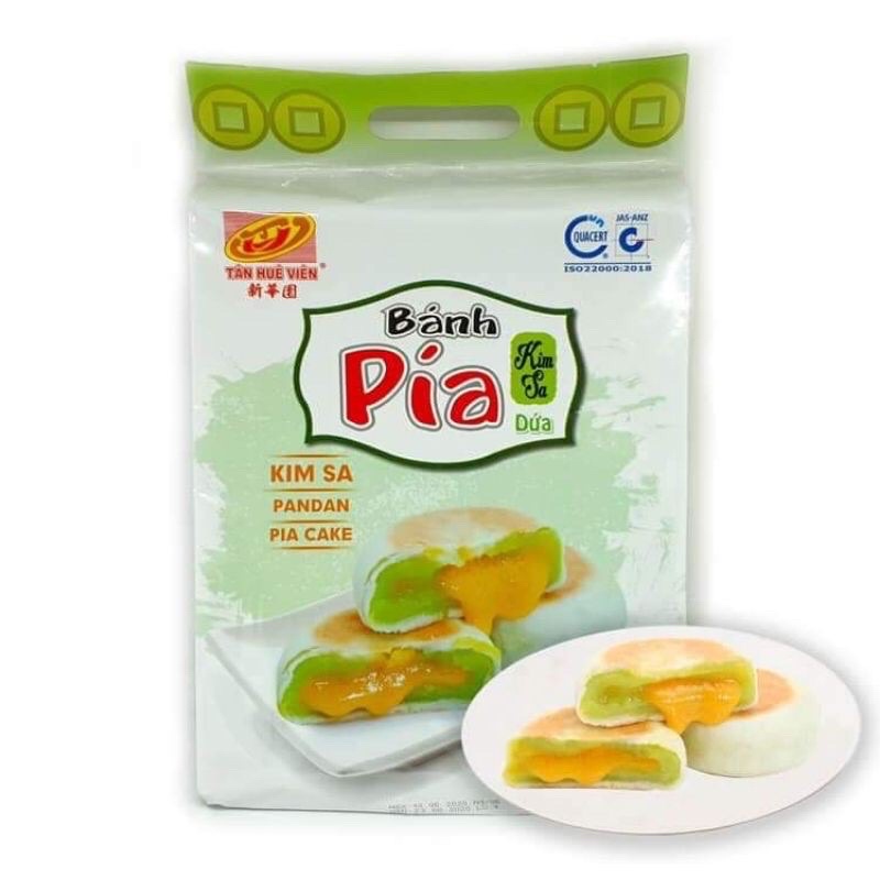 Bánh Pía Kim Sa Dứa Tân Huê Viên 480gam (12 cái nhỏ)