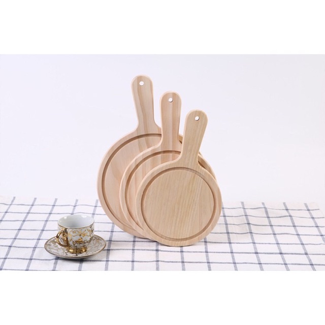 Khay gỗ đựng pizza