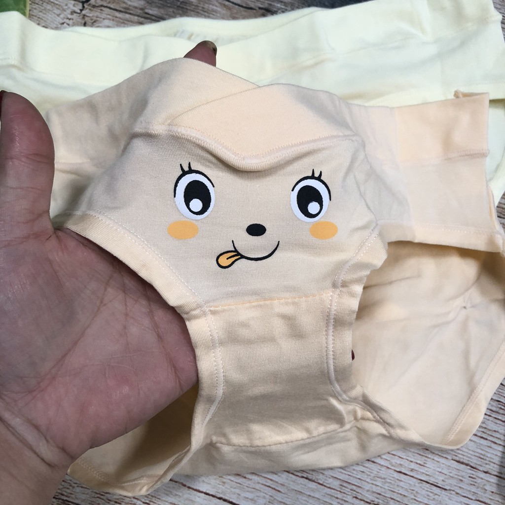 Quần lót bầu cạp chéo in hình ngộ nghĩnh QL-A7 (giao màu ngẫu nhiên)