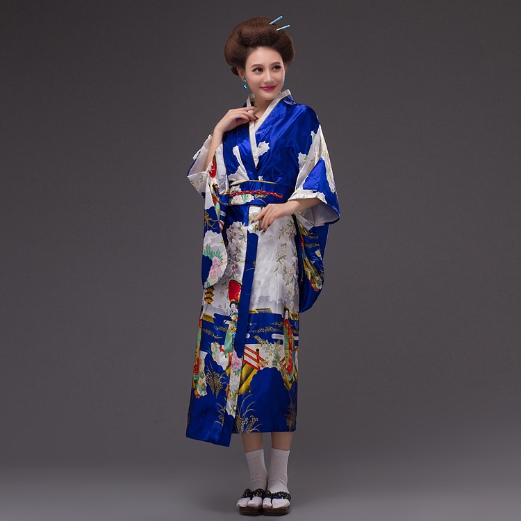 Trang Phục Kimono Truyền Thống Nhật Bản Hóa Trang Nhân Vật Yukata