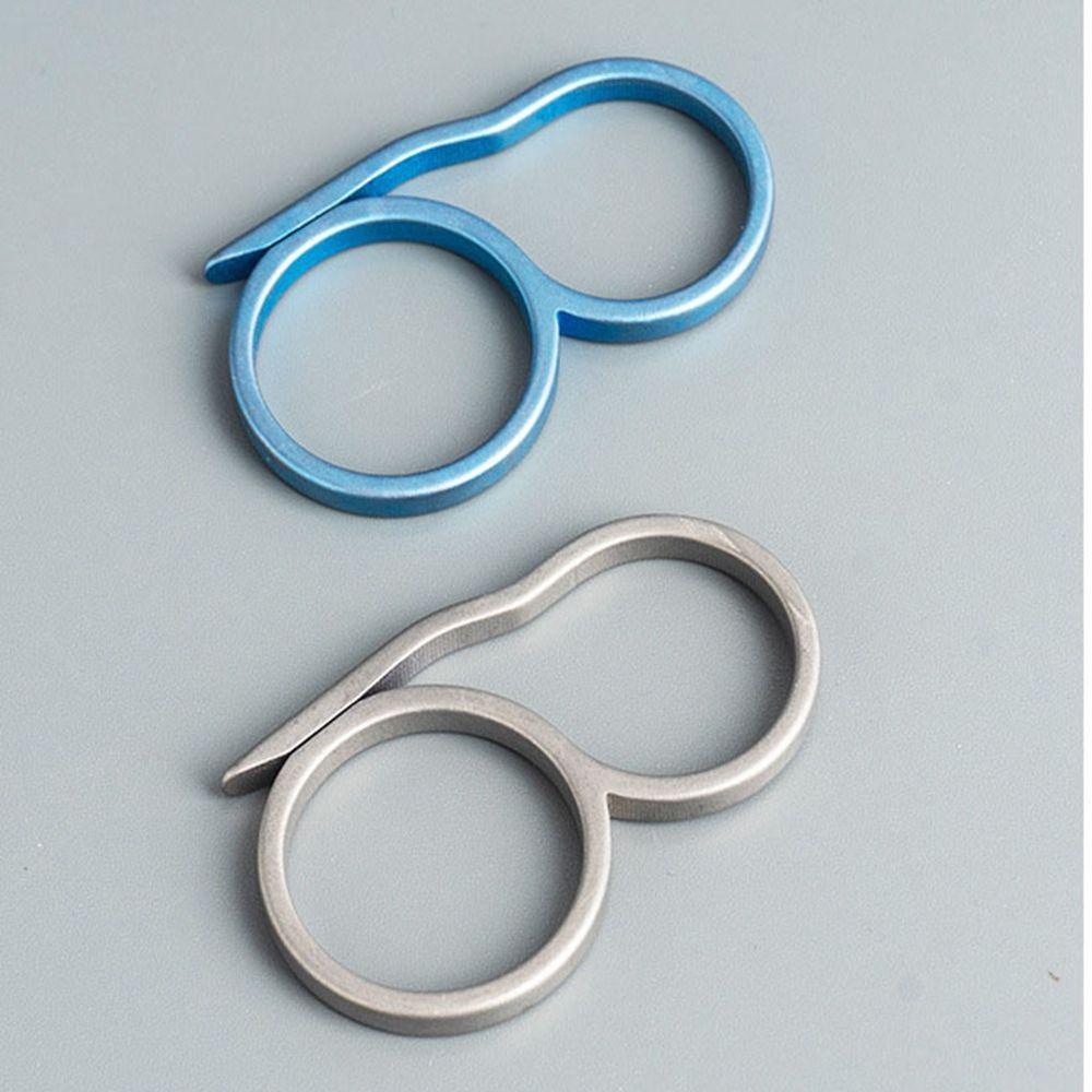 MUVAKO Móc Khóa Xe Hơi Bằng Hợp Kim Titan Chất Lượng Cao