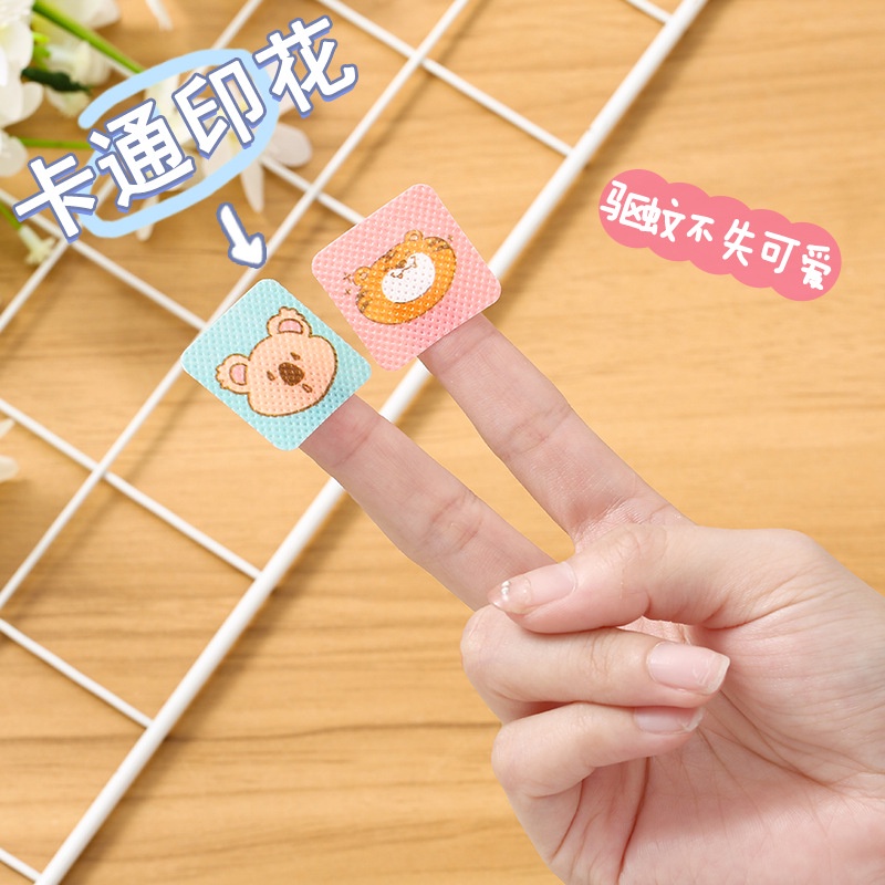 Bộ 120 Miếng Dán Đuổi Muỗi Hình Hoạt Hình Dễ Thương Cho Bé