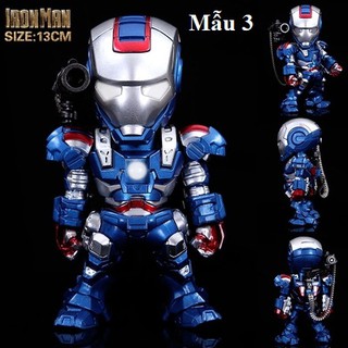 Mô hình Iron Man War Machine 15cm có led sáng ớ mắt vs ngực
