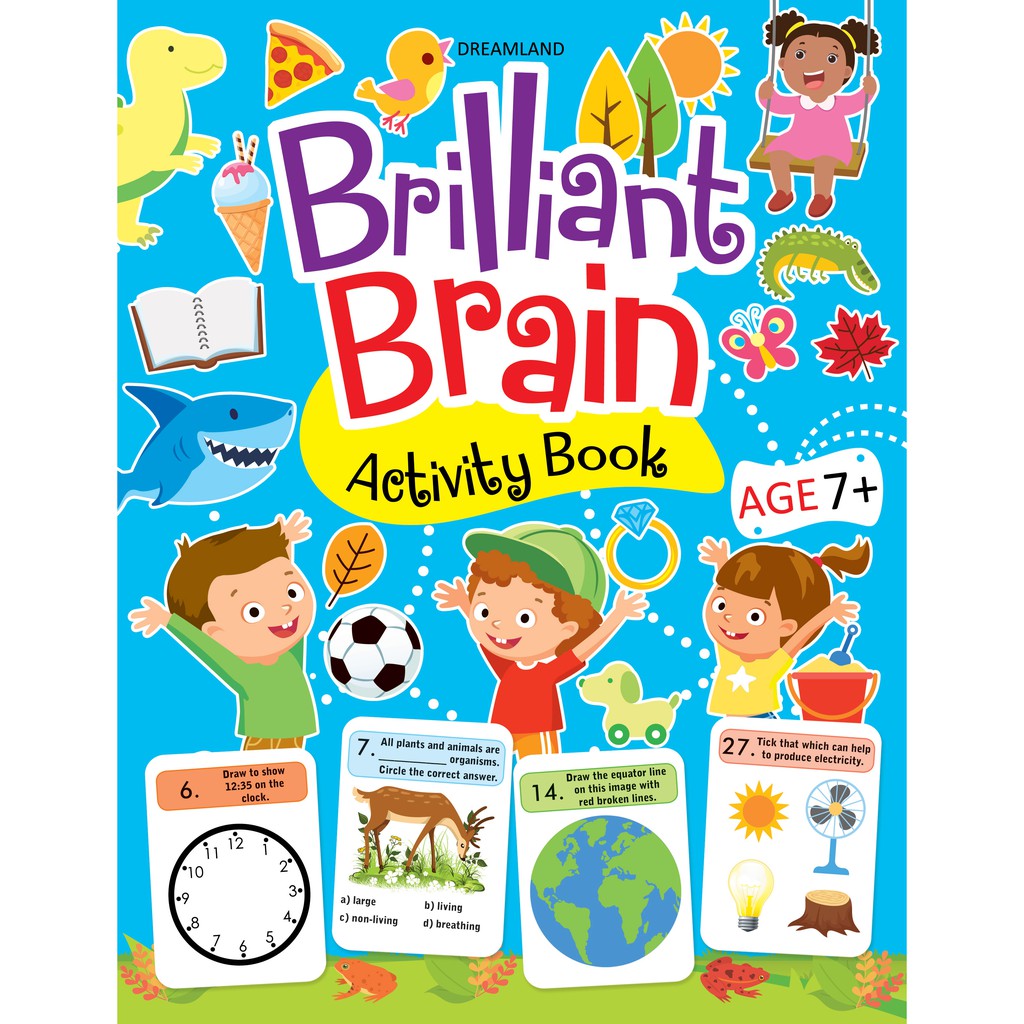 Sách - BRILLIANT BRAIN ACTIVITY BOOK (AGE-7+)