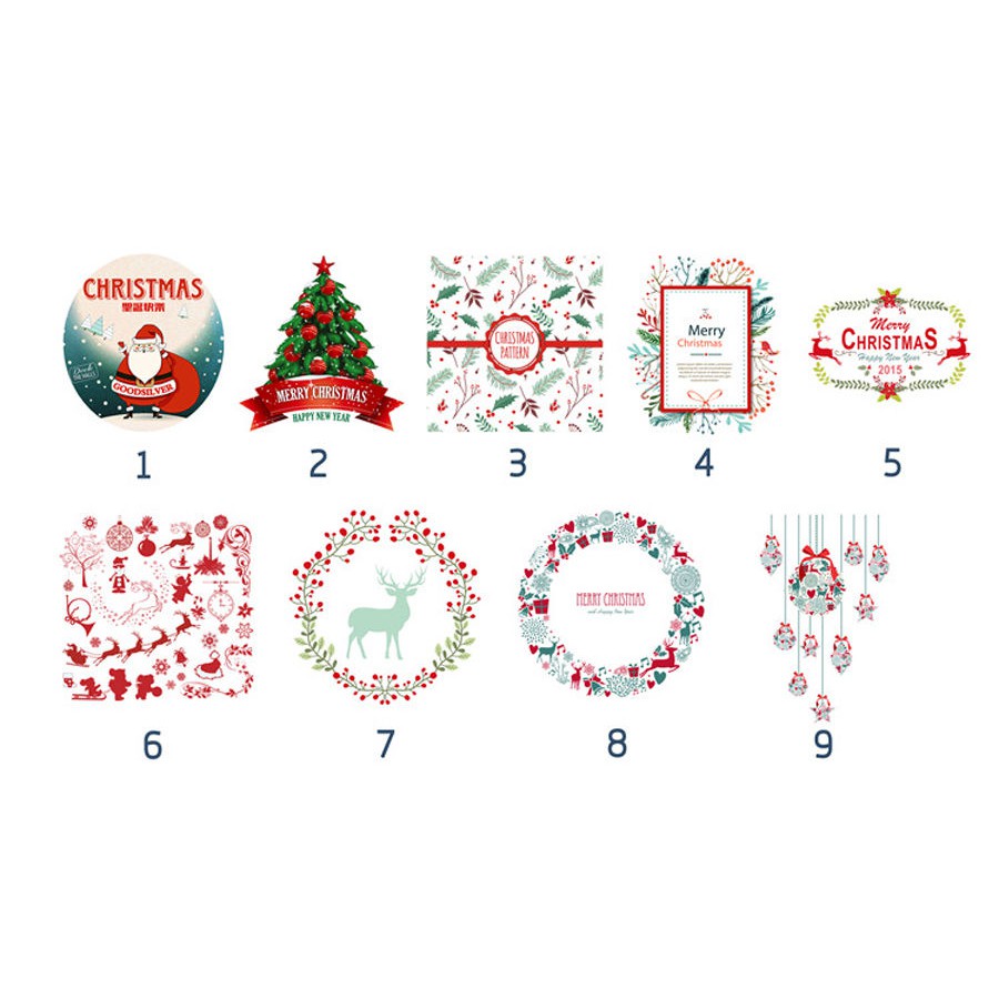 Túi Đựng Quà Giáng Sinh Bằng Vải Canvas In Hình Tuần Lộc &amp;Amp; Ông Già Noel