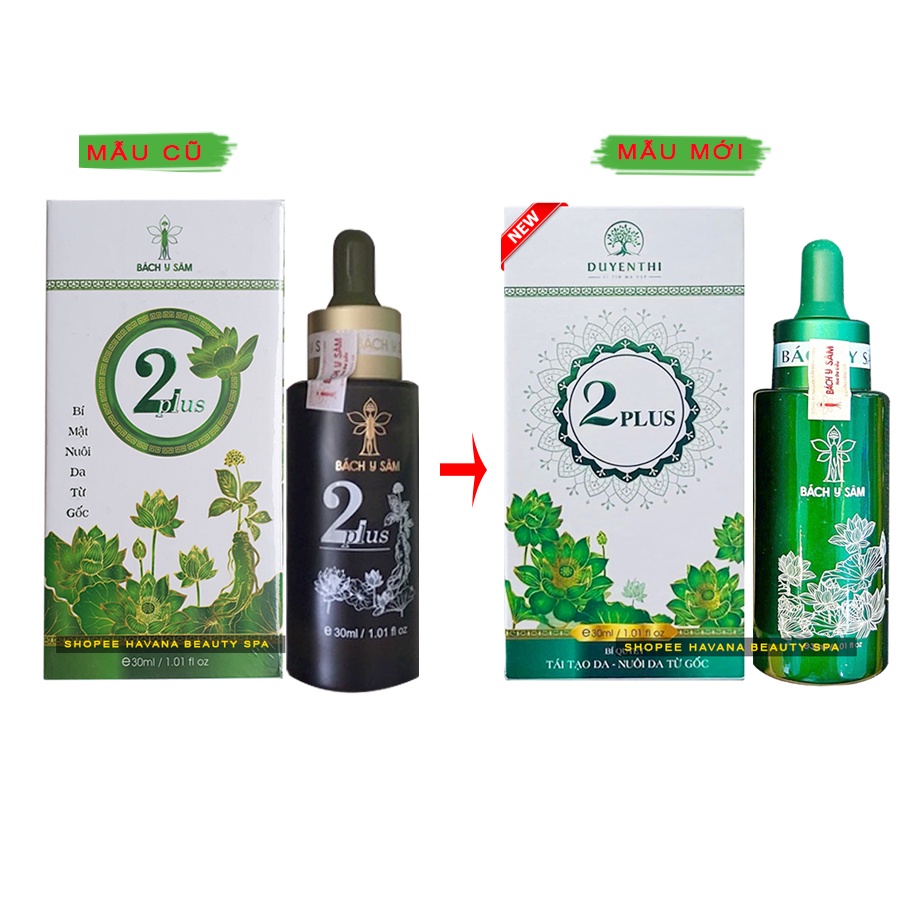 Bách Y Sâm 02 Plus 30ml Duyên Thị Bạch Linh Chuyên Mụn