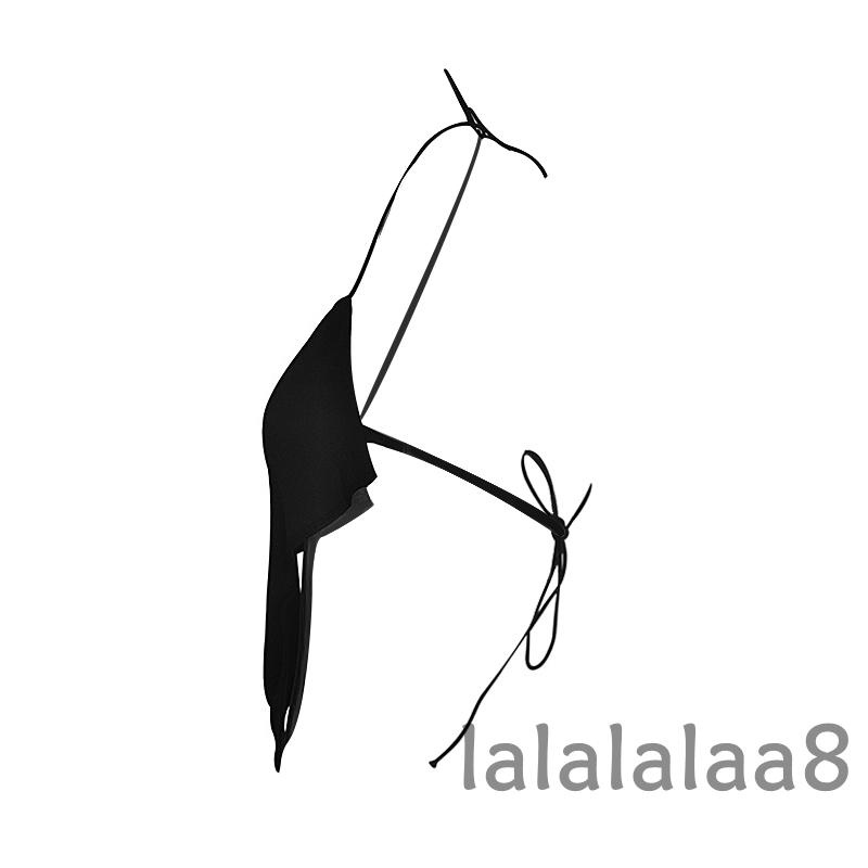 Áo Crop Top Hai Dây Màu Trơn Thời Trang Mùa Hè Cho Nữ La8-YS