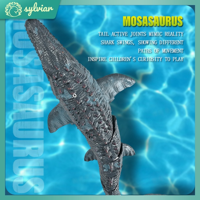 Đồ Chơi Tàu Ngầm Điều Khiển Từ Xa Khủng Long Mosasaurus Có Đèn Phun Nước Cho Trẻ Em
