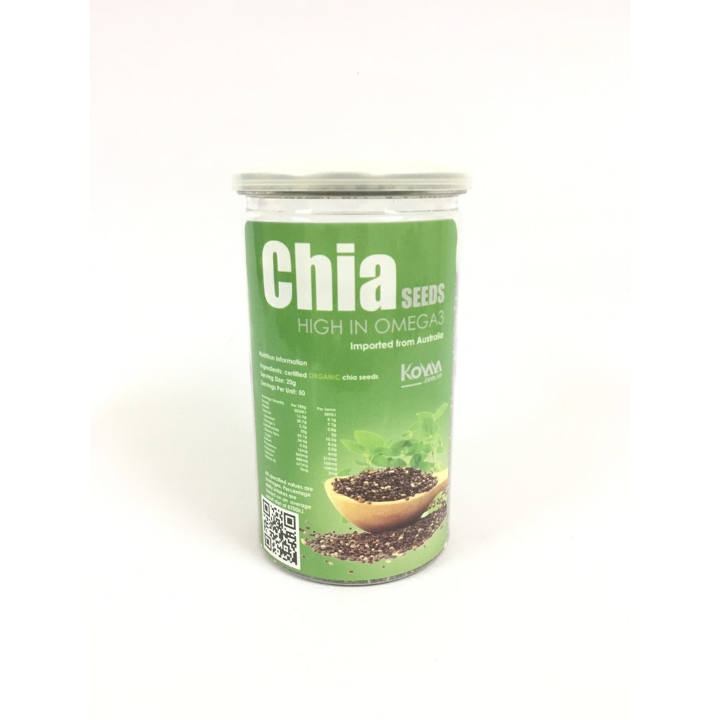 Hạt Chia Organic Nhập Khẩu Mỹ Hộp 500g