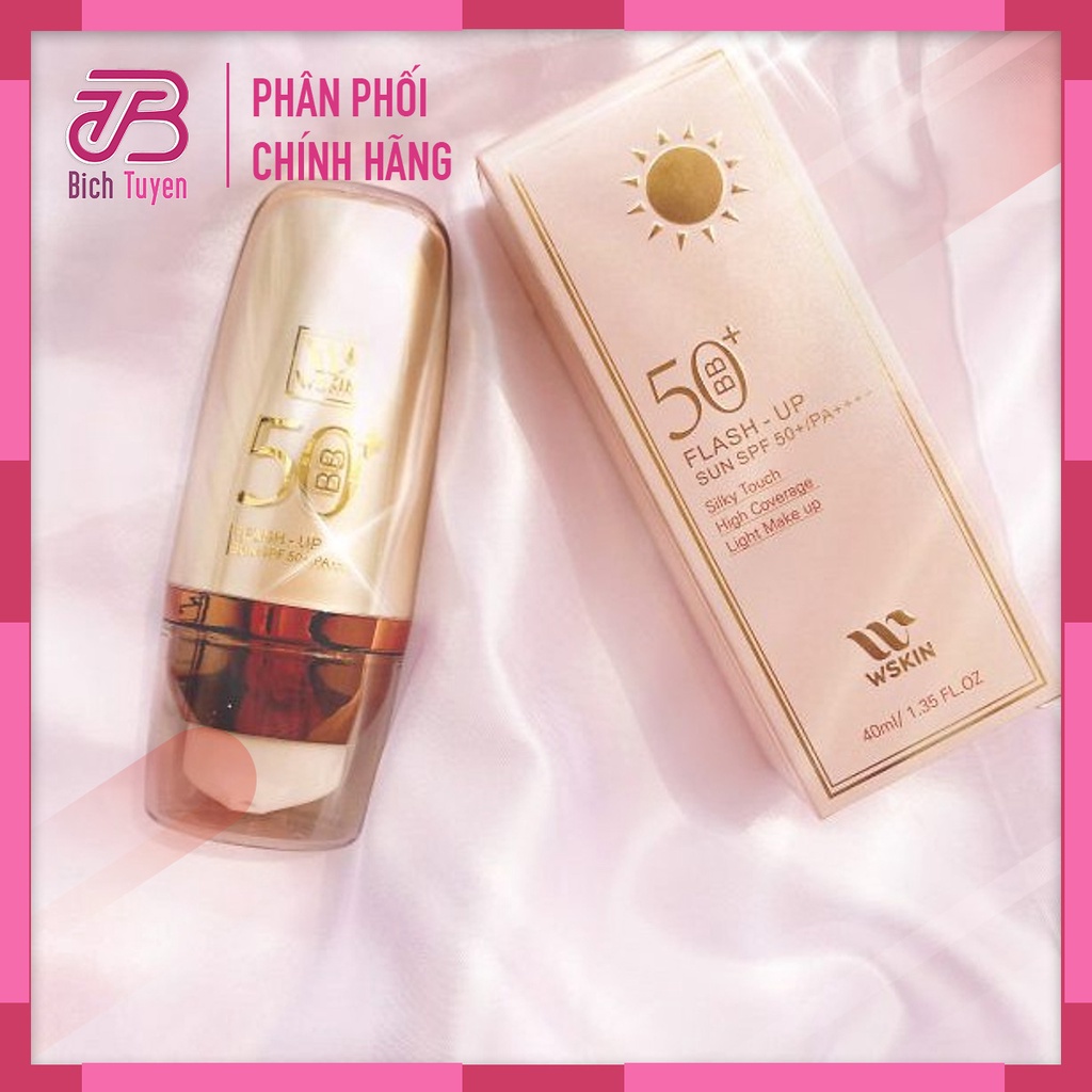 Kem Nền Chống Nắng BB WSKIN Flash-Up Sun SPF50+ BT Cosmetic