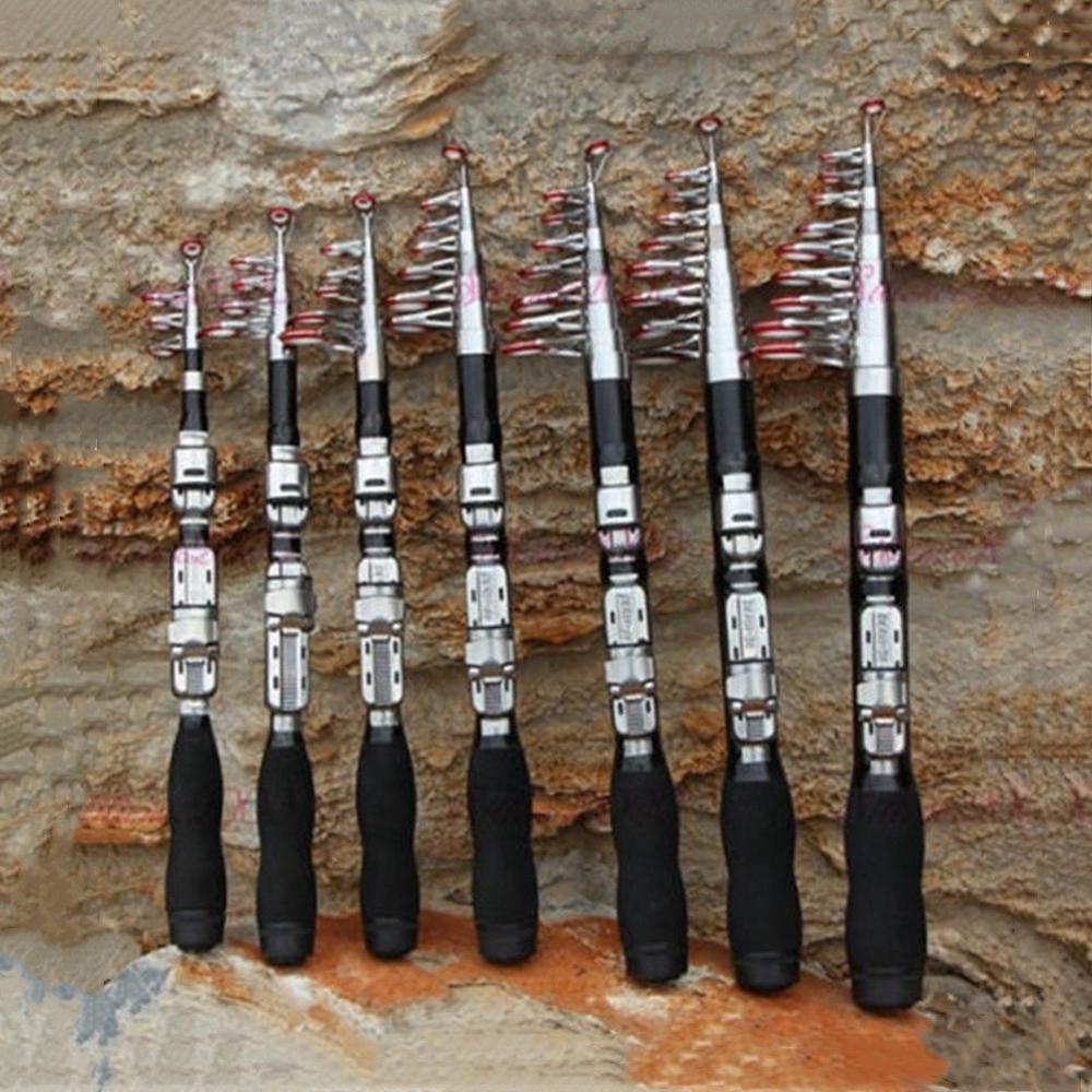 ELLSWORTH Cần Câu Cá Siêu Cứng FRP Màu Đen