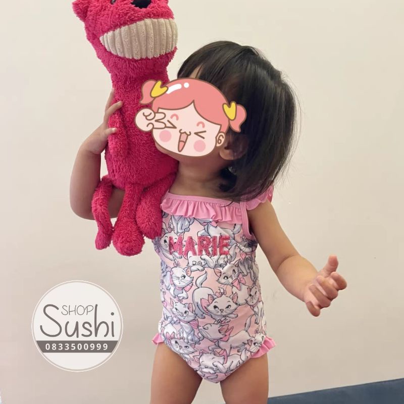 Áo bơi bé gái Mèo Marie