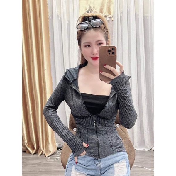 Áo Khoác Thể Thao Nữ size M L XL, Màu Xanh, Hồng, Đen. Áo Tập Gym, Yoga. Áo khoác Mẫu   &