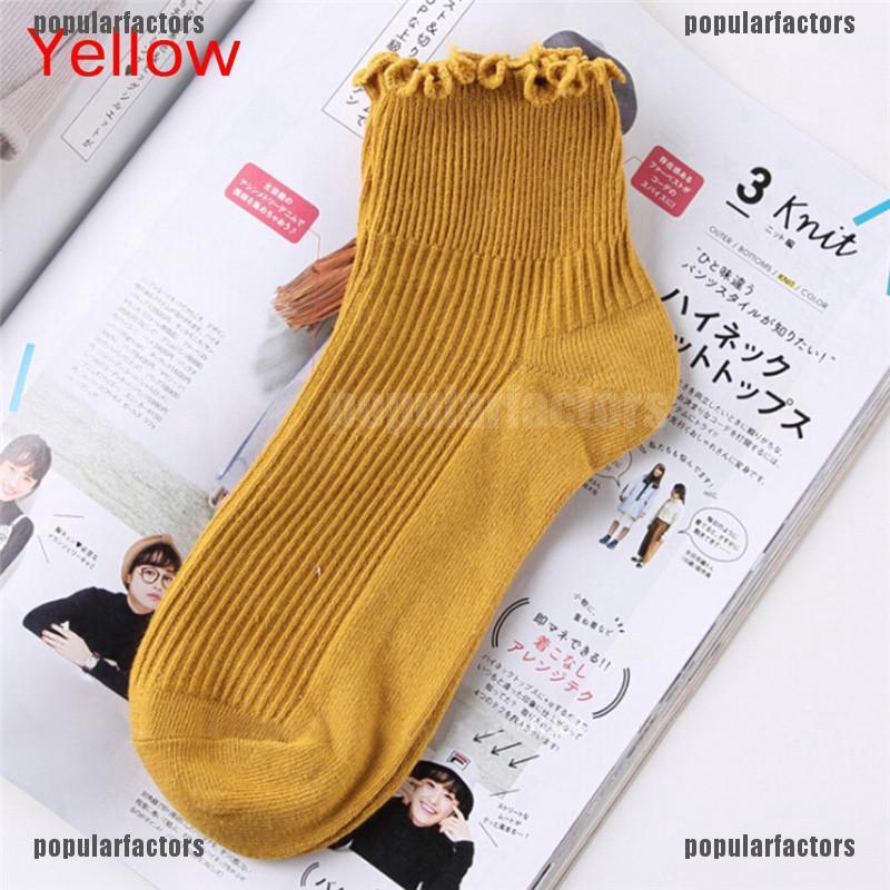 Vớ cotton Trơn Kiểu Công Chúa Dễ Thương Cho Bé