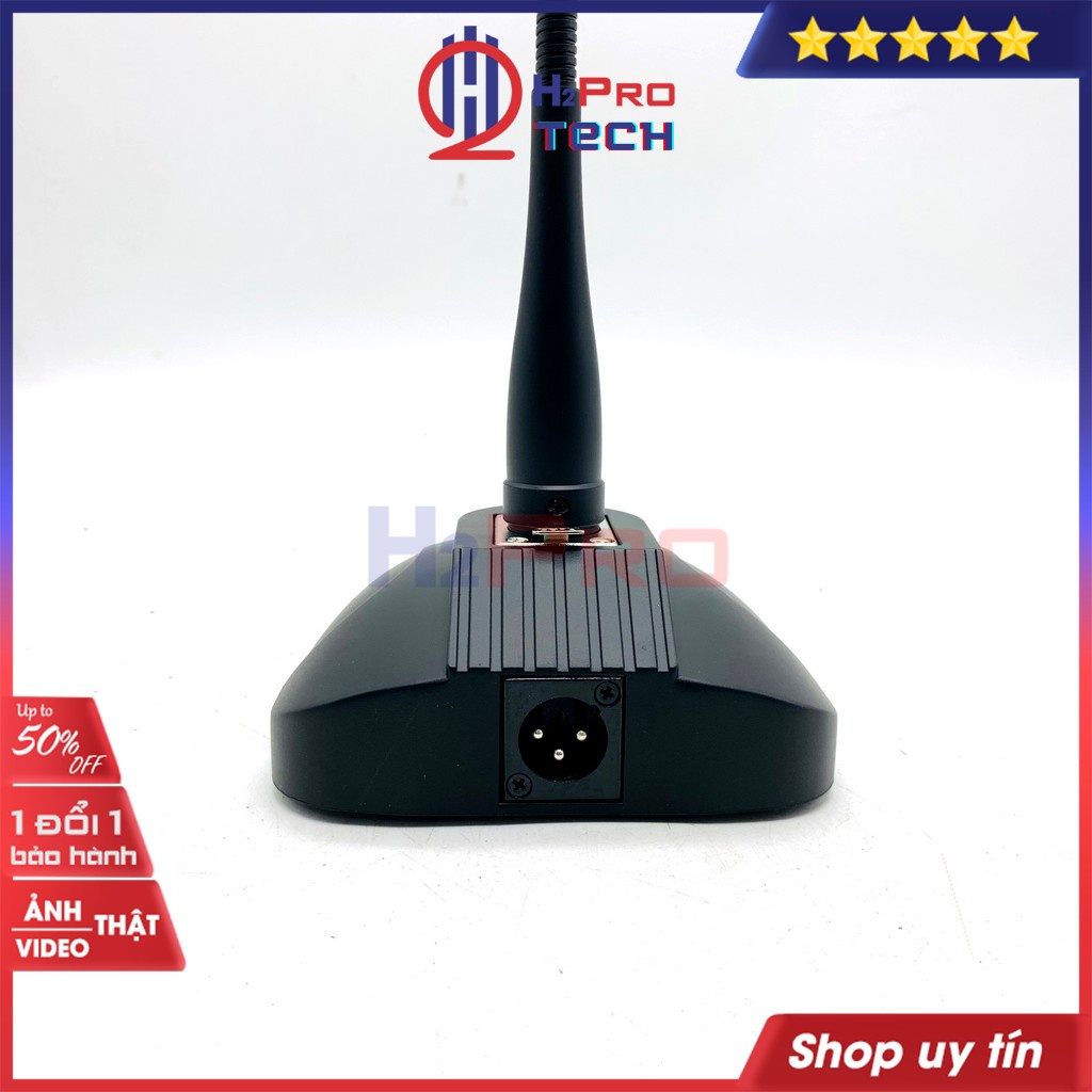 Micro Hội Nghị Cổ Ngỗng, Micro Cổ Ngỗng Có Dây Shupu Edm-78A Cao Cấp, Hút Mic, Chống Ồn, Giảm Hú, Dây Dài 8M-H2Pro Tech