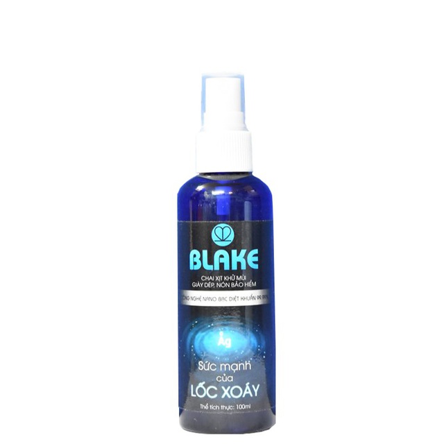 Khử mùi đa năng BLAKE (100mL) - Diệt khuẩn và khử mùi ẩm mốc lâu ngày quần áo, túi xách, giầy dép, nón bảo hiểm...