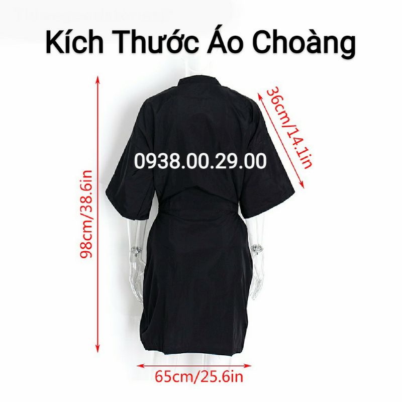 Áo Choàng Cắt Tóc Kimono, Áo Choàng Chống Thấm, Áo Khách Sạn, Áo Choàng Spa
