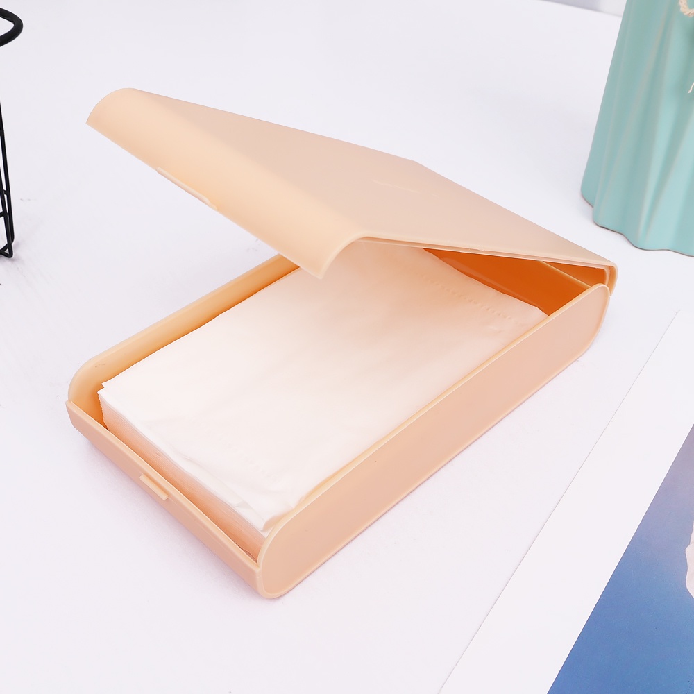 Hộp Đựng Khẩu Trang Chống Thấm Nước Chống Bụi Có Nắp Đậy Và Giá Đỡ Giấy Tiện Dụng